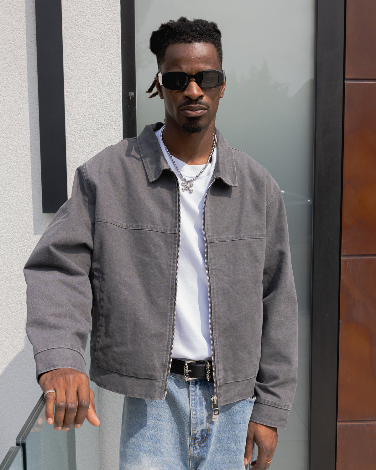 Trucker Jacket - Vintage Grey campaign image 1