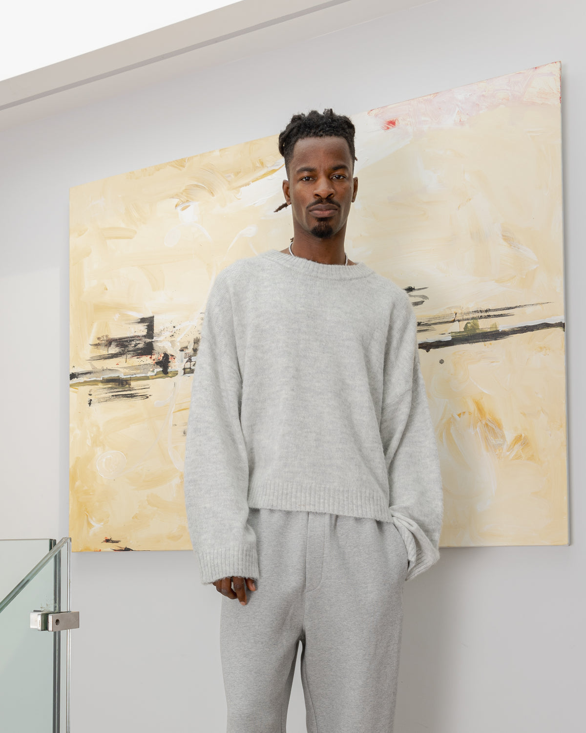 Mohair Sweatshirt - Mist campaign image 1