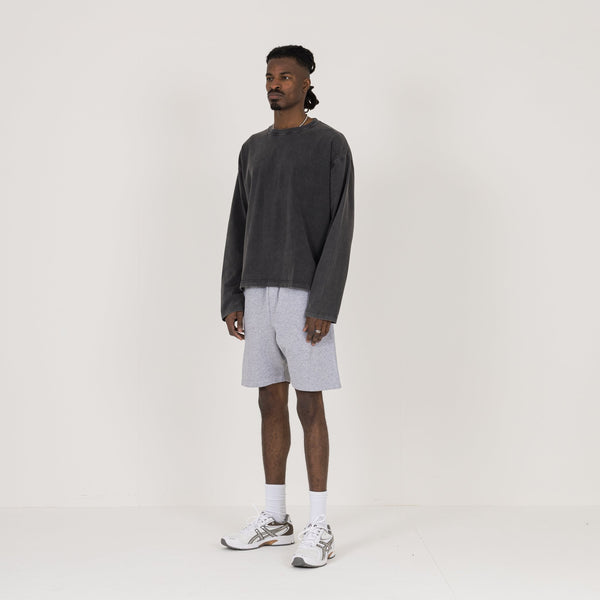 Short - Light Marl Grey - Destructive