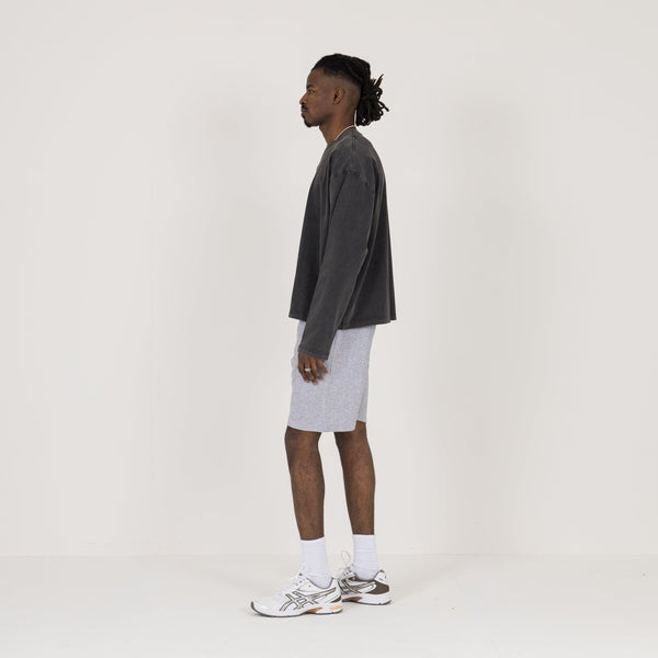 Short - Light Marl Grey - Destructive