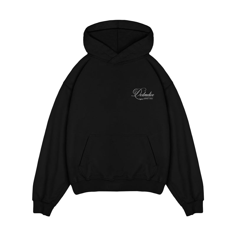 Signature Hoodie - Black - Destructive