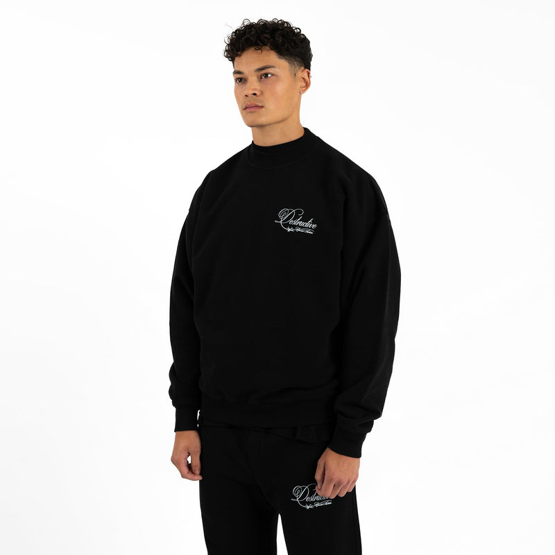 Signature Sweatshirt - Black - Destructive