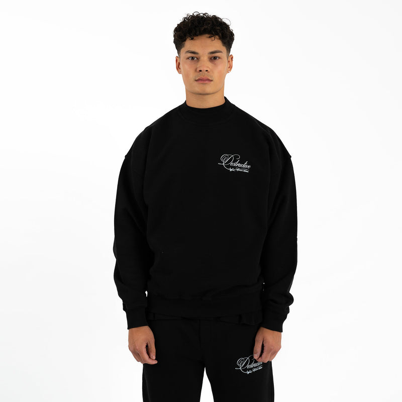 Signature Sweatshirt - Black - Destructive