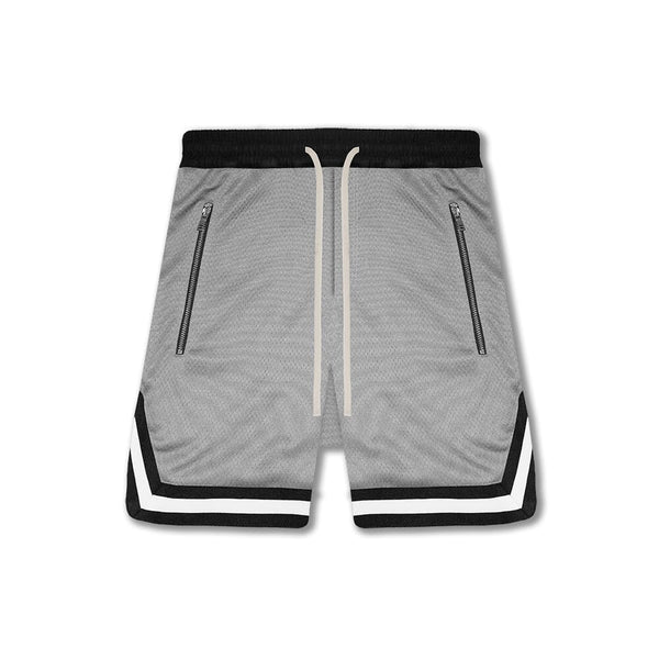 Sports Mesh Shorts - Grey - Destructive