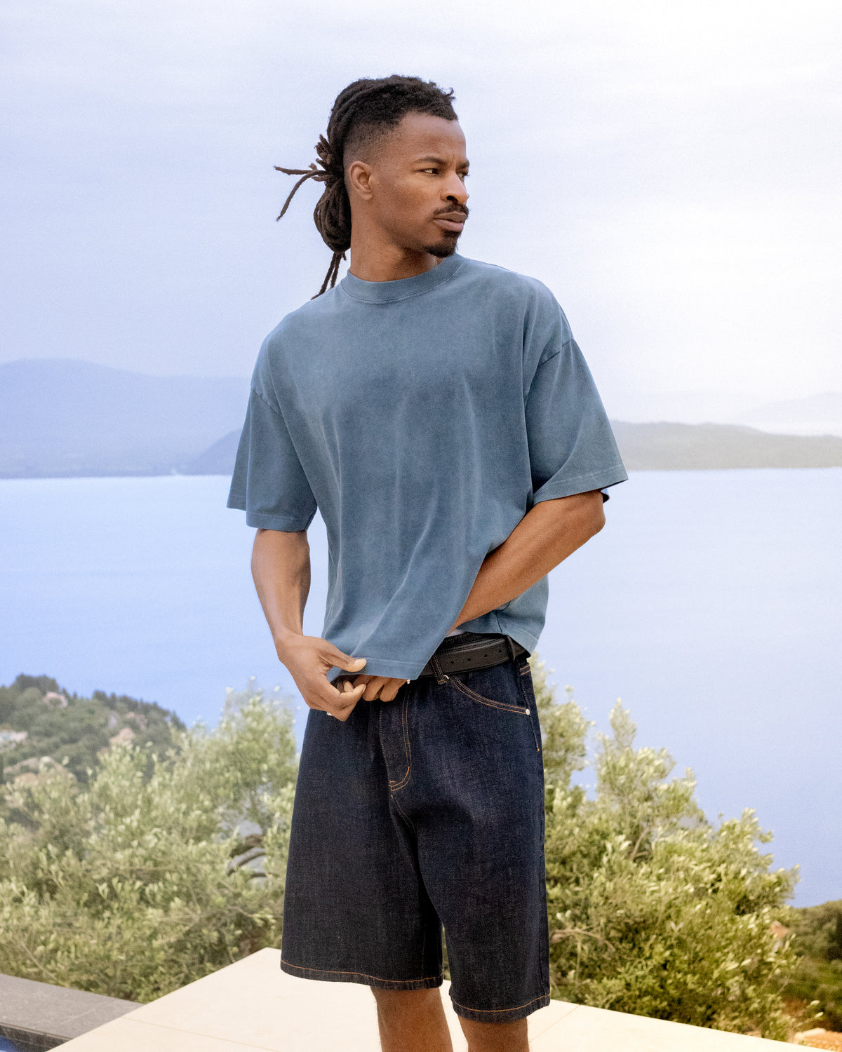 Cropped T-Shirt - Vintage Azure campaign image 1