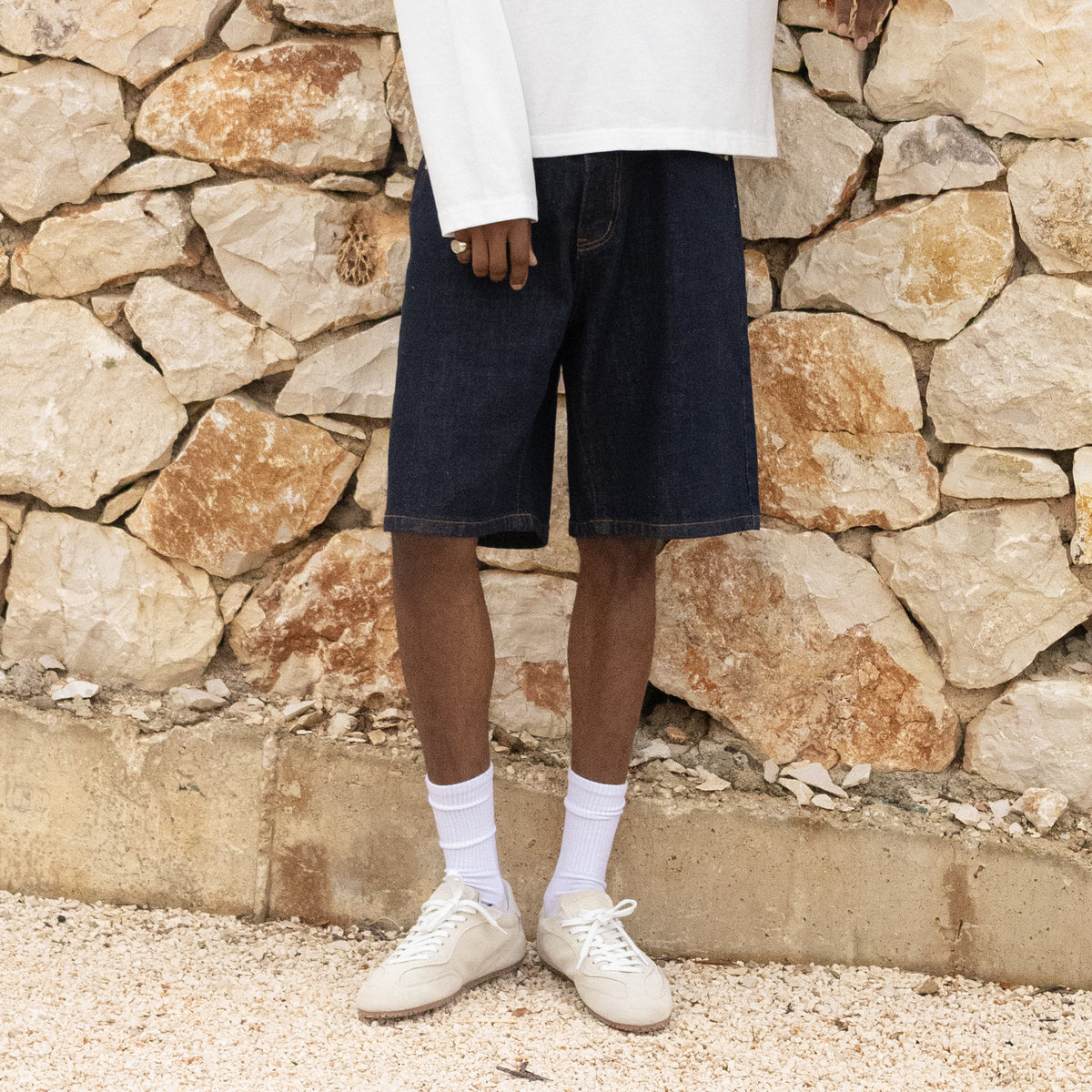 Denim Short - Raw campaign image 1