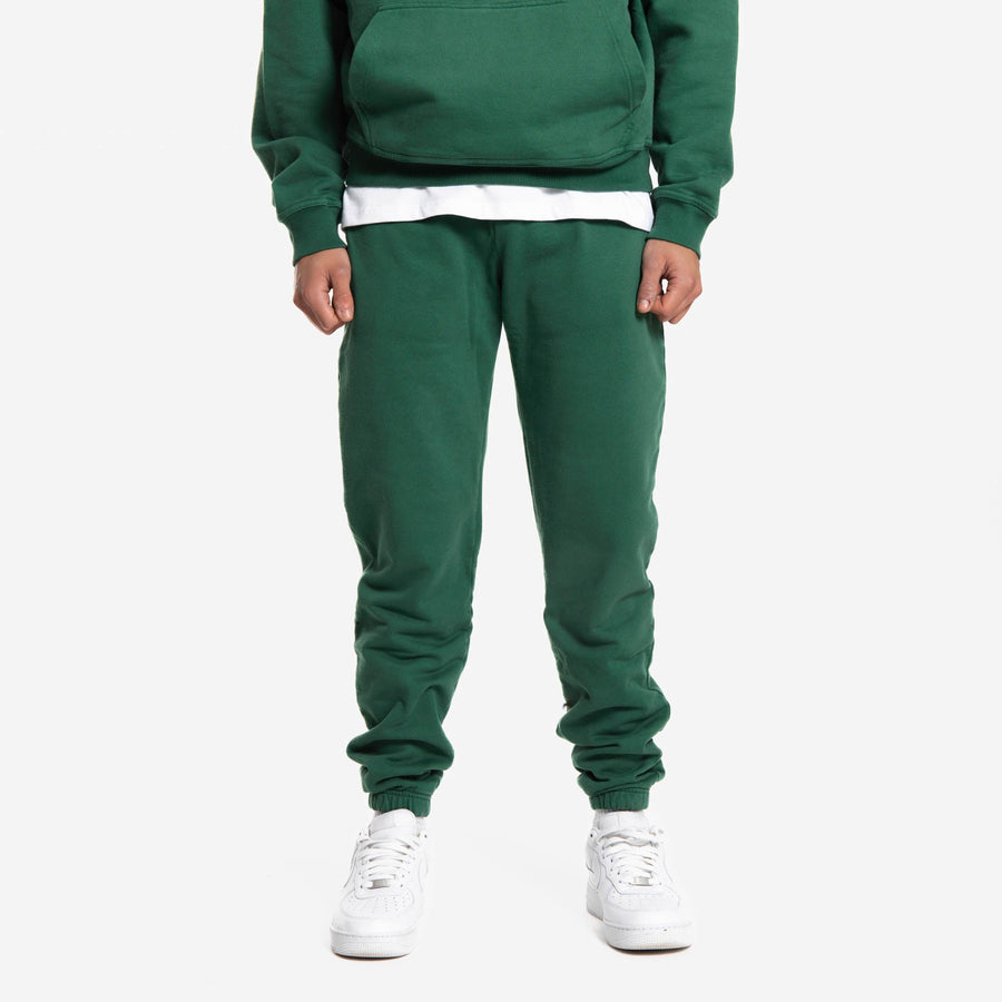 Vivo Basic Panelled Leisure Pants - Hunters Green