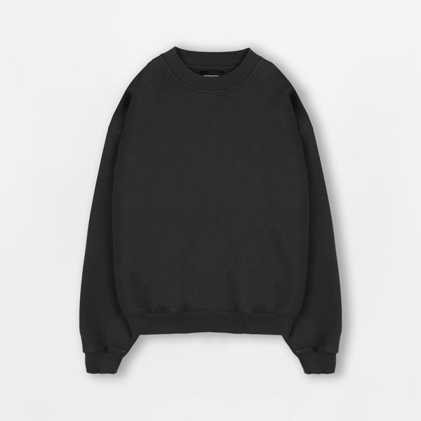 Sweatshirt - Black - Destructive