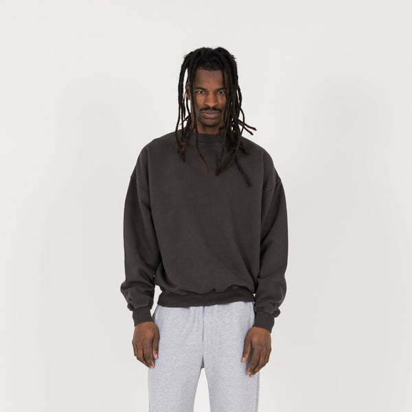 Sweatshirt - Dark Mocha - Destructive