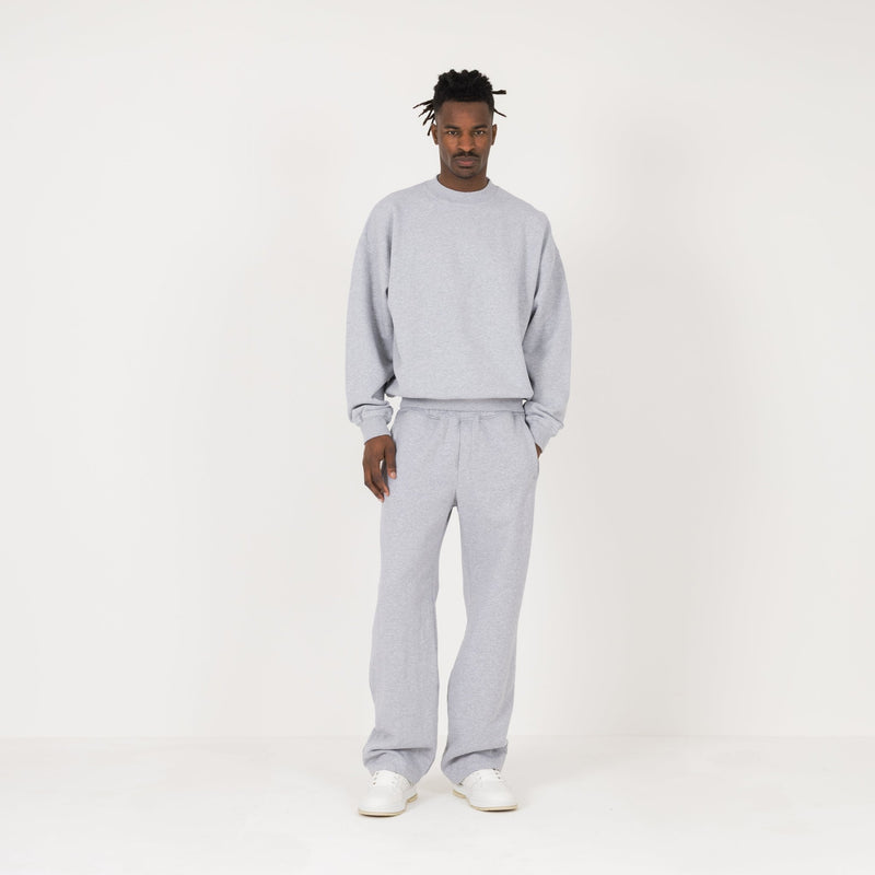 Sweatshirt - Light Marl Grey - Destructive