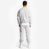 Sweatshirt - Light Marl Grey - Destructive