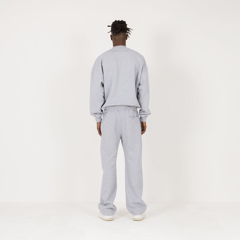 Sweatshirt - Light Marl Grey - Destructive