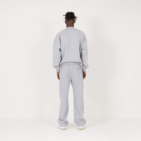 Sweatshirt - Light Marl Grey - Destructive