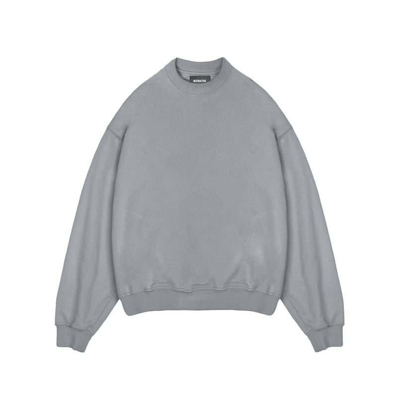 Sweatshirt - Ocean Grey - Destructive