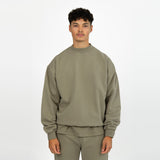 Sweatshirt - Olive - Destructive