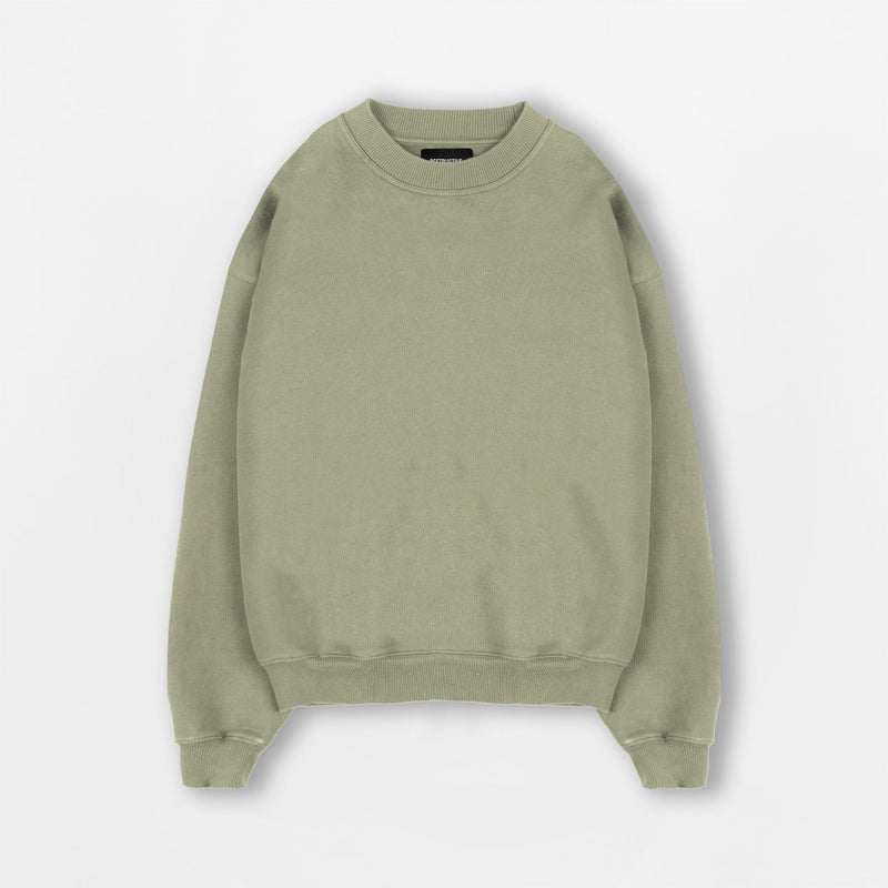 Sweatshirt - Olive - Destructive