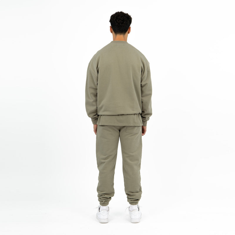 Sweatshirt - Olive - Destructive