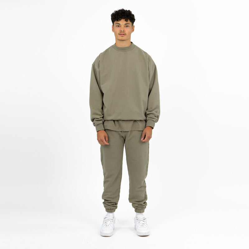 Sweatshirt - Olive - Destructive