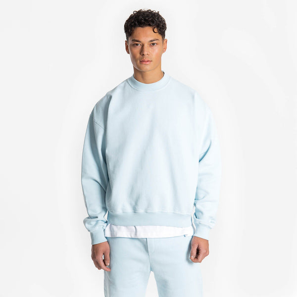 Sweatshirt - Sky Blue - Destructive