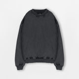 Sweatshirt - Vintage Black - Destructive