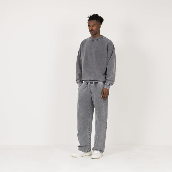 Sweatshirt - Vintage Grey - Destructive