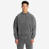 Sweatshirt - Vintage Grey - Destructive