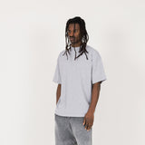 T-Shirt - Light Marl Grey - Destructive
