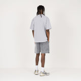 T-Shirt - Light Marl Grey - Destructive