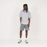 T-Shirt - Light Marl Grey - Destructive