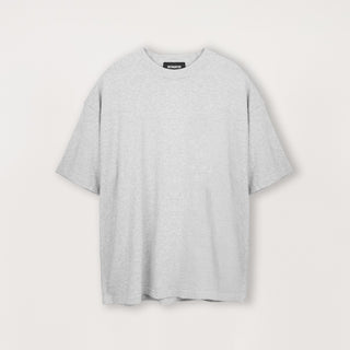 T-Shirt - Light Marl Grey - Destructive