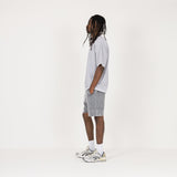 T-Shirt - Light Marl Grey - Destructive