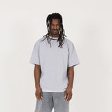 T-Shirt - Light Marl Grey - Destructive