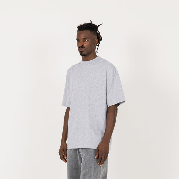 T-Shirt - Light Marl Grey - Destructive