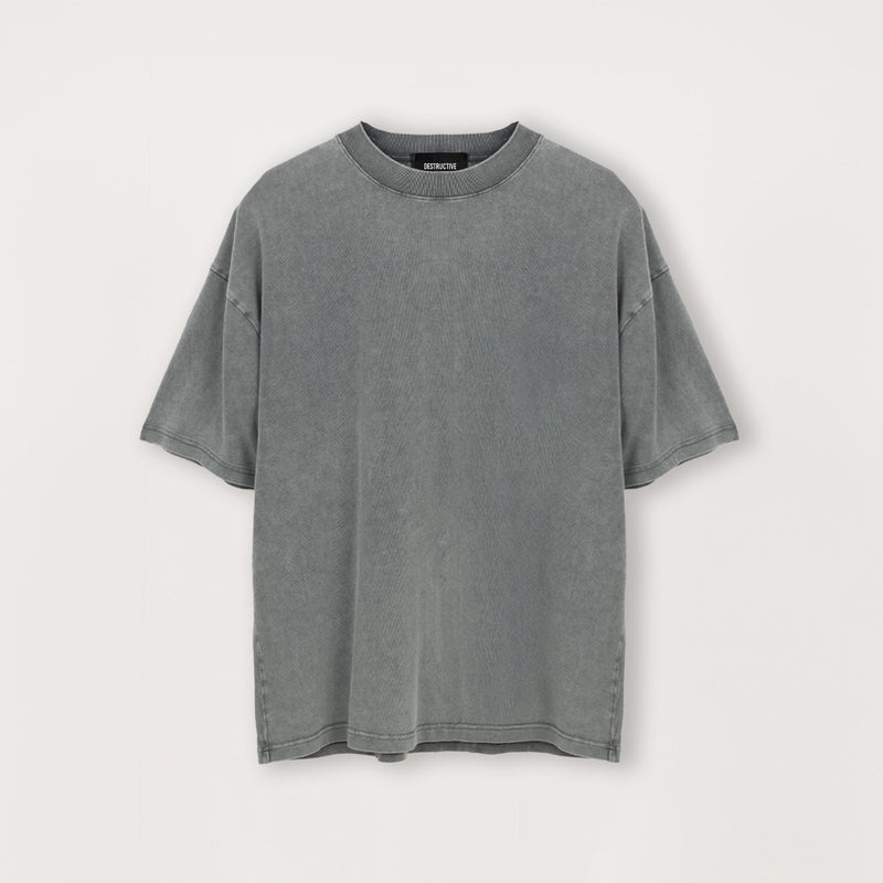 T-Shirt - Vintage Grey - Destructive