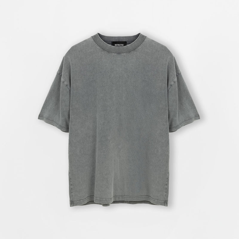 T-Shirt - Vintage Grey - Destructive