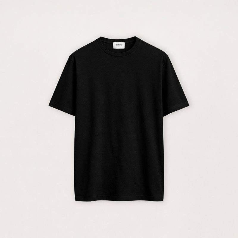 Tailored T-Shirt - Black - Destructive