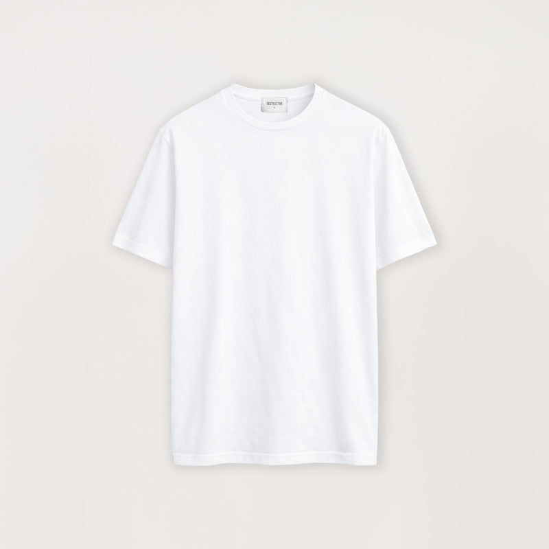 Tailored T-Shirt - White - Destructive