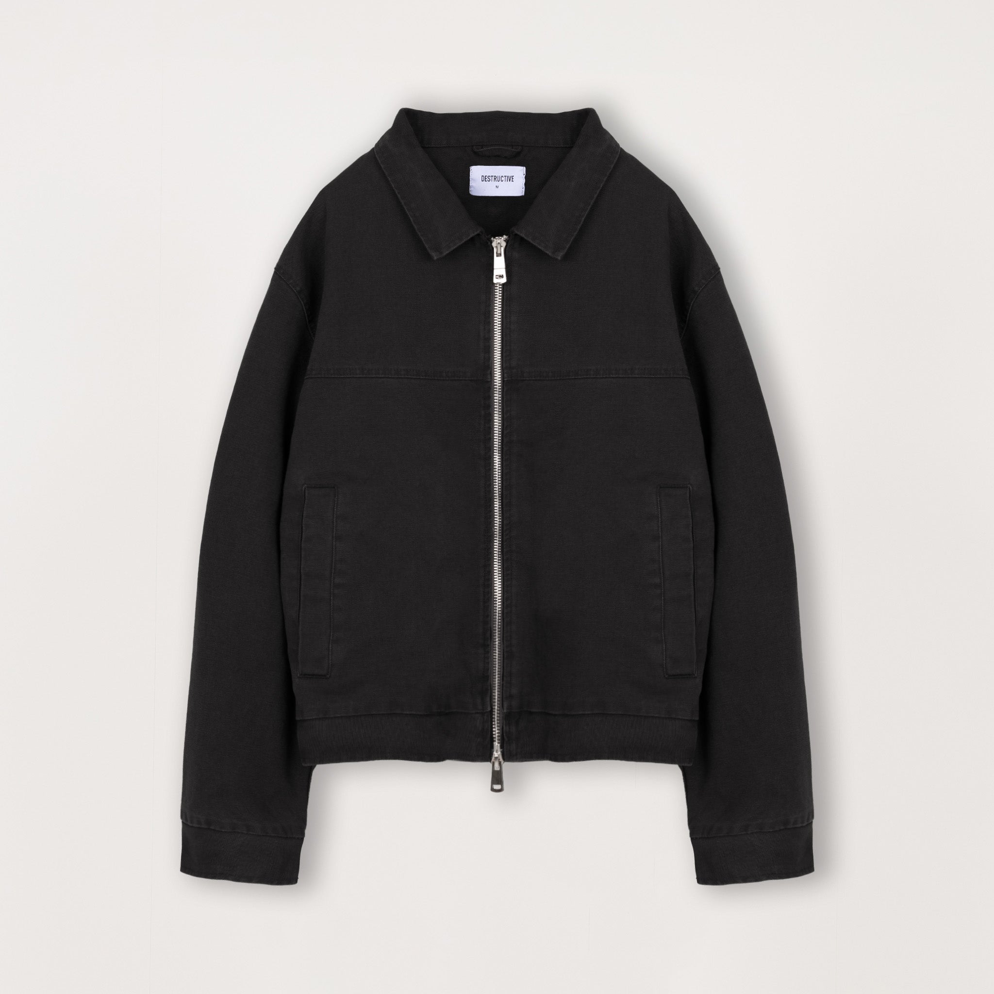 最終価格　値下げ不可　CUT COMBI TRUCK JACKET Black MAISON SPECIAL(メゾンスペシャル) ジップアップジャケット Cut