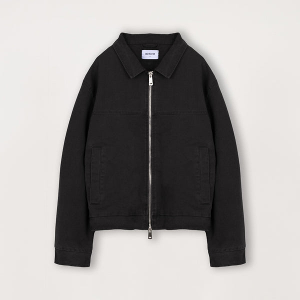 Trucker Jacket - Black - Destructive