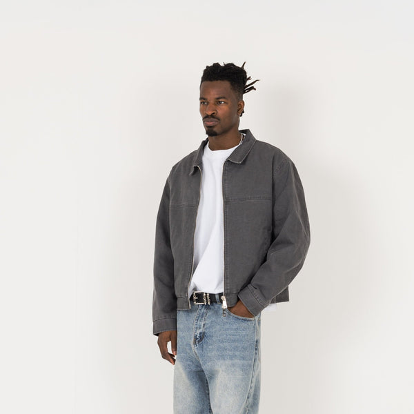 Trucker Jacket - Vintage Grey - Destructive