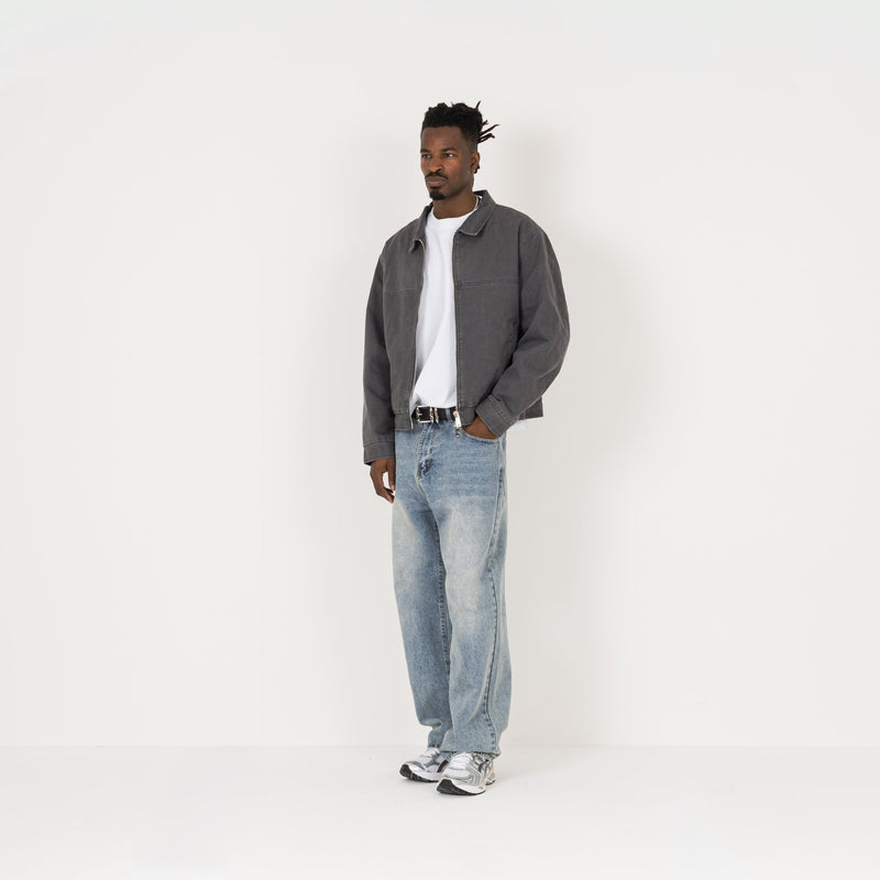 Trucker Jacket - Vintage Grey - Destructive