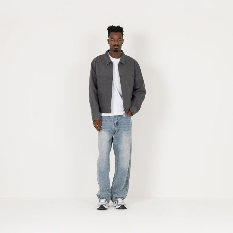 Trucker Jacket - Vintage Grey - Destructive