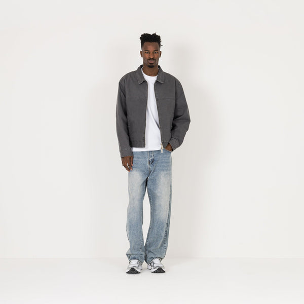 Trucker Jacket - Vintage Grey - Destructive