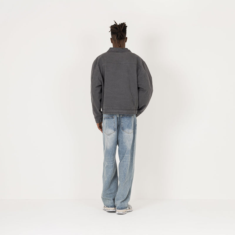 Trucker Jacket - Vintage Grey - Destructive