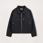Utility Trucker Jacket - Vintage Black