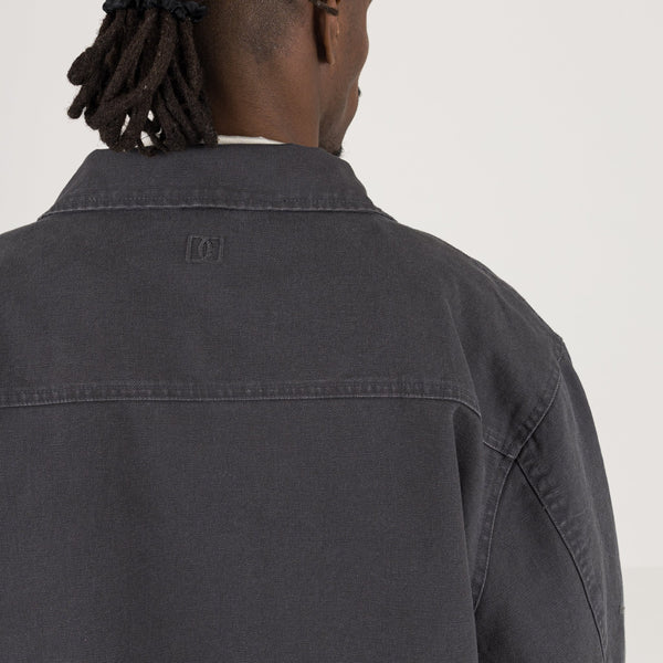 Utility Trucker Jacket - Vintage Grey - Destructive