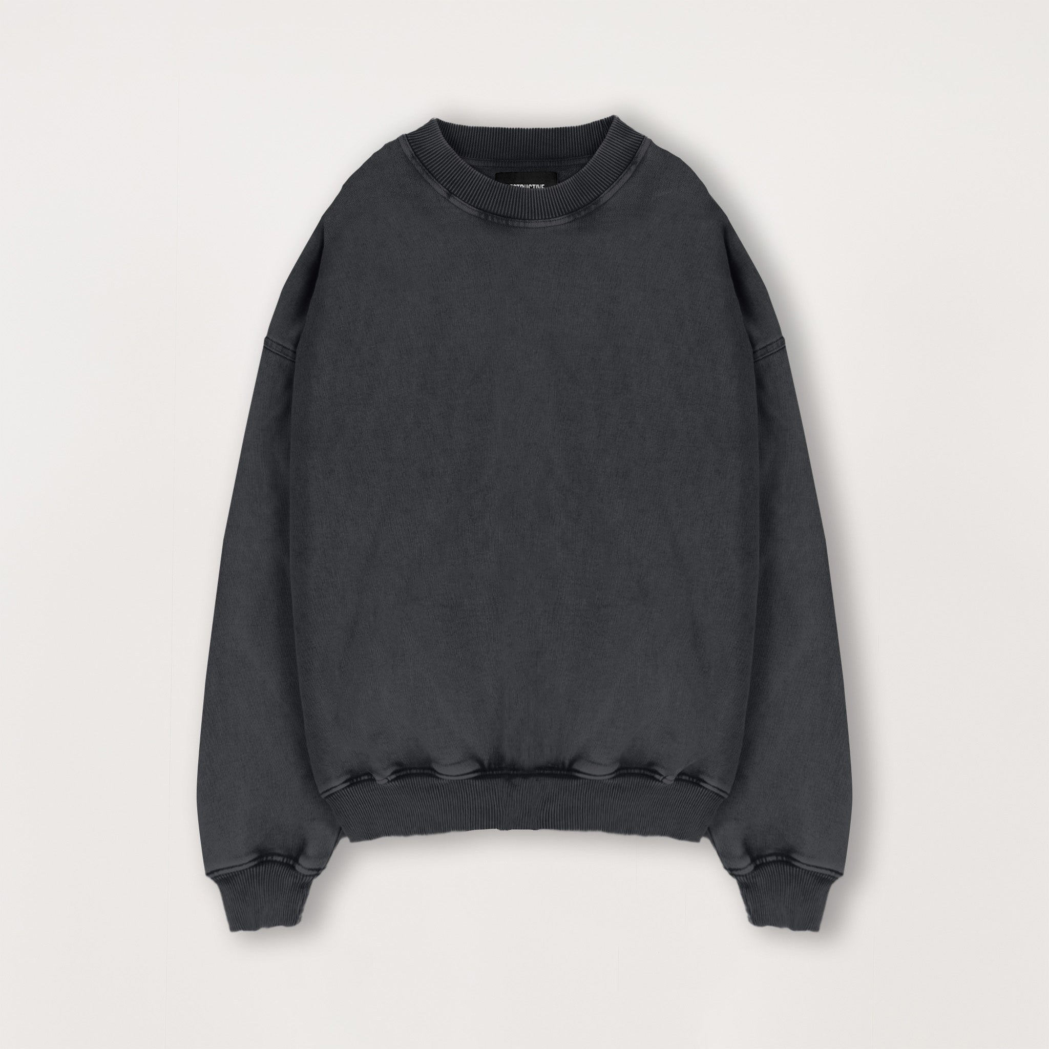 Sweatshirt - Vintage Black – Destructive