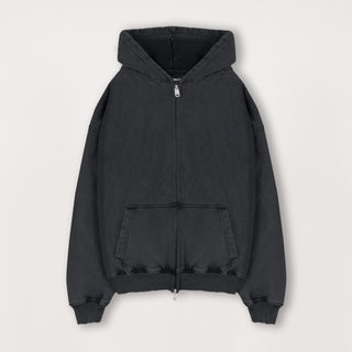 Zip Hoodie - Vintage Black