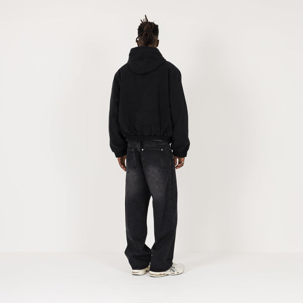 Work Jacket - Black - Destructive