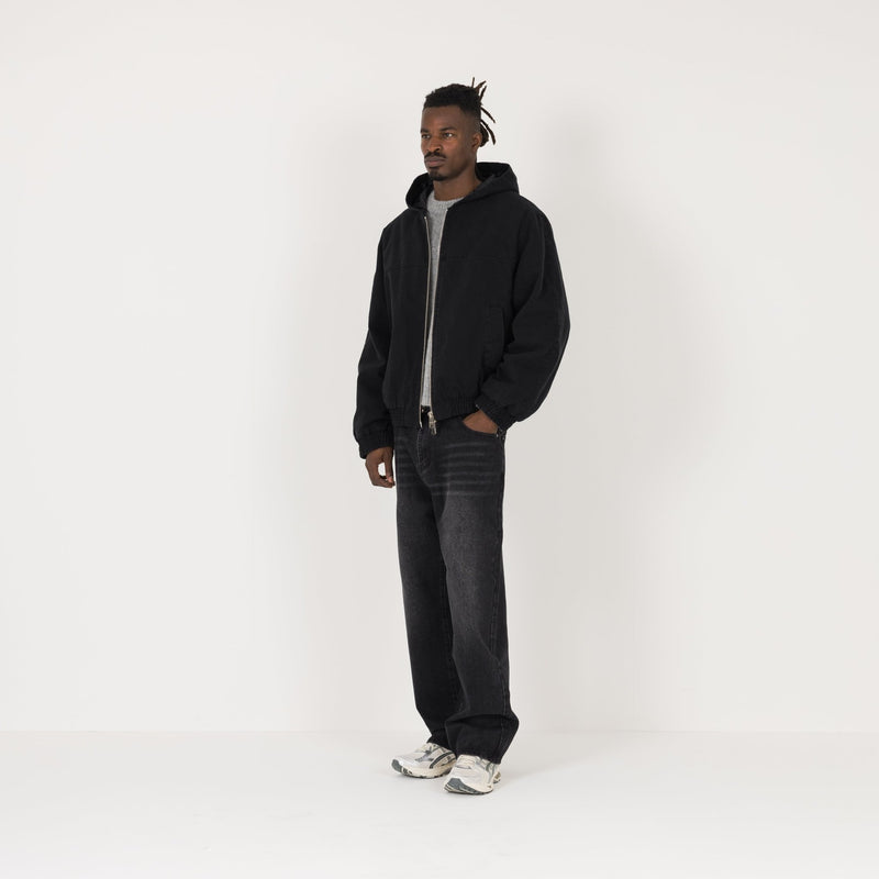 Work Jacket - Black - Destructive